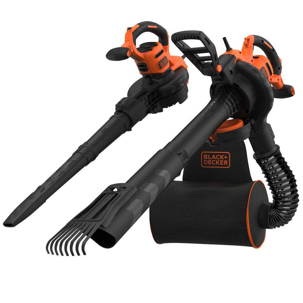 Laubbläser Laubsauger BLACK+DECKER BEBLV301QS 3 in 1 Agrifutura